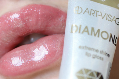 Бриллиантовое сияния на губах с новыми блесками Diamond Extreme Shine  от ART-VISAGE