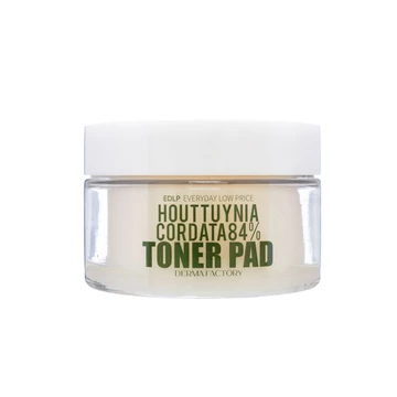 Derma Factory Увлажняющие тонер-пэды для лица с экстрактом хауттюйнии 84%
