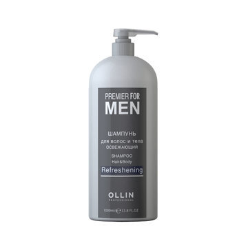 OLLIN Освежающий шампунь для волос и тела "PREMIER FOR MEN"