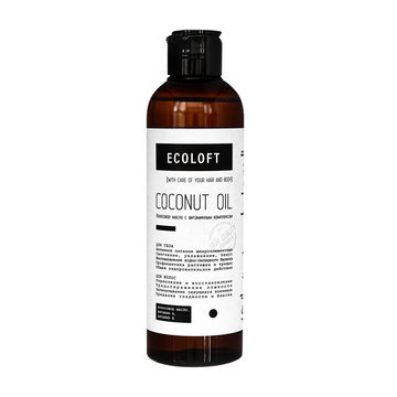 ECOLOFT Кокосовое масло с витаминным комплексом "COCONUT OIL"
