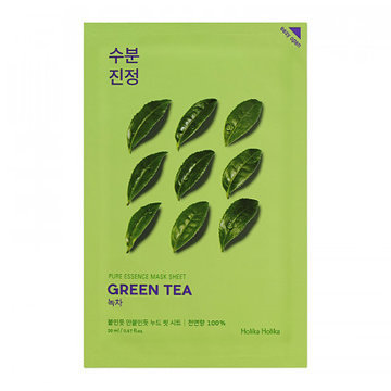 Holika Holika Противовоспалительная  тканевая маска "Pure essence", зеленый чай