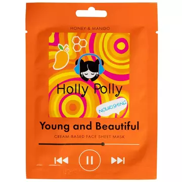 Holly Polly Тканевая маска "YOUNG AND BEAUTIFUL" с медом и манго