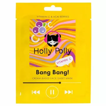 Holly Polly Тканевая маска "BANG BANG!" с витамином С и ягодами асаи