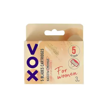 VOX Кассеты для станка 5 лезвий (3 шт)