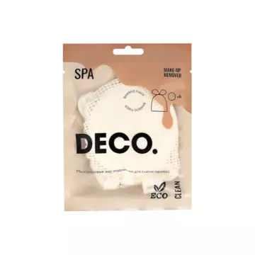 DECO. Набор эко-подушечек для снятия макияжа из бамбука