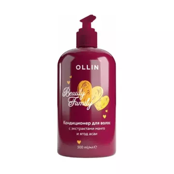 OLLIN Кондиционер для волос с экстрактом манго и ягод асаи "BEAUTY FAMILY"