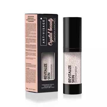 ART-VISAGE Сыворотка-антистресс с витаминами "REVITALIZE SKIN", коллекция CRYSTAL BEAUTY