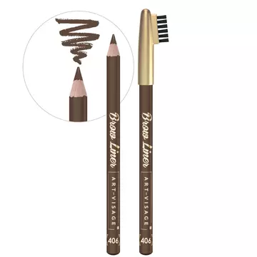  ART-VISAGE Карандаш для бровей "BROW LINER" тон 406