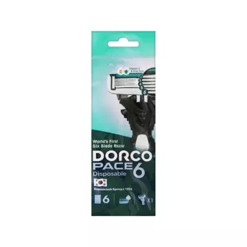 DORCO Станок для бритья одноразовый "Dorco Pace 6"