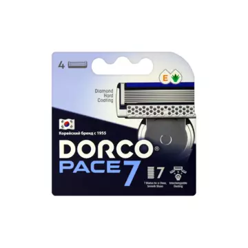 DORCO Кассеты для бритья "Dorco Pace 7", 4шт