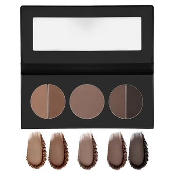 PROMAKEUP laboratory тени для бровей 2в1 "BROW PAINTER wet & dry eyebrow shadow palette" 