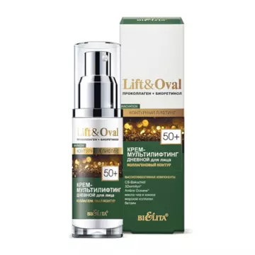 BIELITA Дневной крем-мультилифтинг для лица "LIFT&OVAL" 50+