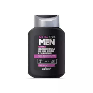 BIELITA Мужской лосьон после бритья "FOR MEN" для кожи, склонной к раздражениям