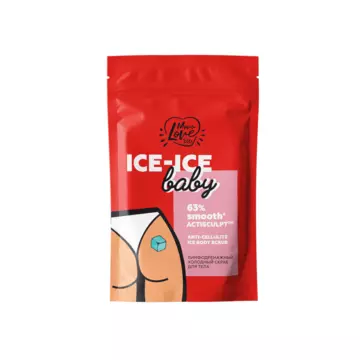 MonoLove bio Лимфодренажный холодный кофе-скраб "ICE-ICE BABY"