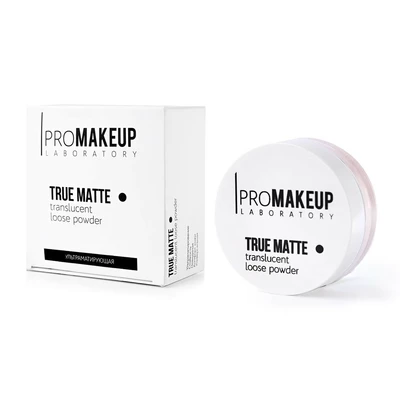 PROMAKEUP laboratory Ультраматирующая пудра-финиш прозрачная "TRUE MATTE"