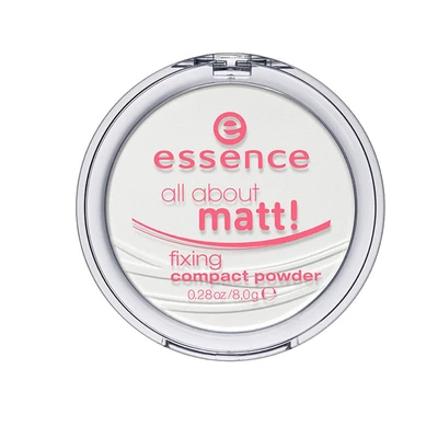 Essence Компактная пудра прозрачная "ALL ABOUT MATT! FIXING COMPACT POWDER"