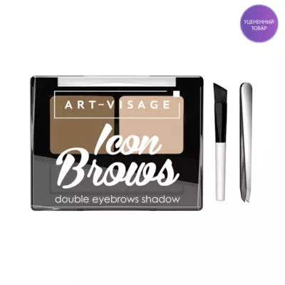ART-VISAGE Двойные тени для бровей "ICON BROWS" #421
