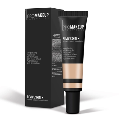 PROMAKEUP laboratory Тональный крем с бархатным покрытием "REVIVE SKIN" 204 Песочно-бежевый/теплый