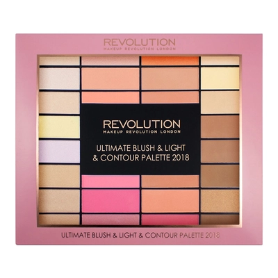 Makeup Revolution "Ultimate Blush, Light & Contour Palette 2018" палетка для макияжа