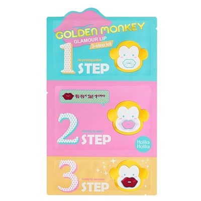 Holika Holika 3-х ступенчатый набор средств для ухода за губами "Glamour lip"