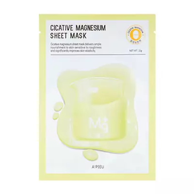 A'PIEU Питательная тканевая маска с магнием "CICATIVE MAGNESIUM SHEET MASK"