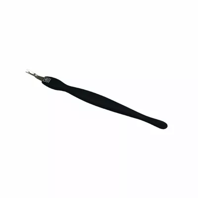 Meizer Нож для удаления кутикулы с прорезиненной ручкой и лопаткой