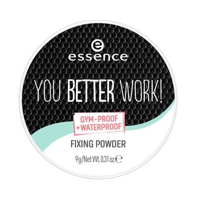 Essence Пудра компактная фиксирующая "YOU BETTER WORK!"