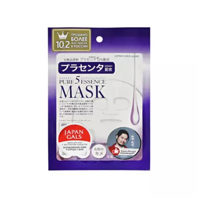 JAPAN GALS Pure5 Маска с плацентой