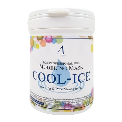 ANSKIN Альгинатная маска охлаждающая с экстрактом мяты "MODELING MASK COOL-ICE" 