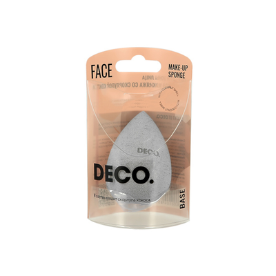 DECO. Спонж для макияжа со скорлупой кокоса "BASE"