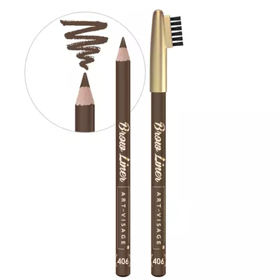  ART-VISAGE Карандаш для бровей "BROW LINER" тон 406