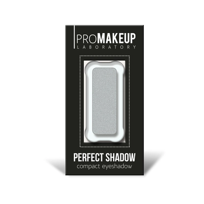 PROMAKEUP laboratory Компактные тени для век "PERFECT SHADOW" 09 серебро/перламутровый
