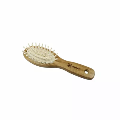 Meizer Расческа массажная с деревянными зубцами, бамбук №05
