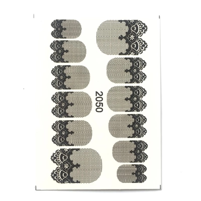JNAILS Нейл-деколь дизайн 2050 чулки (12 форм)