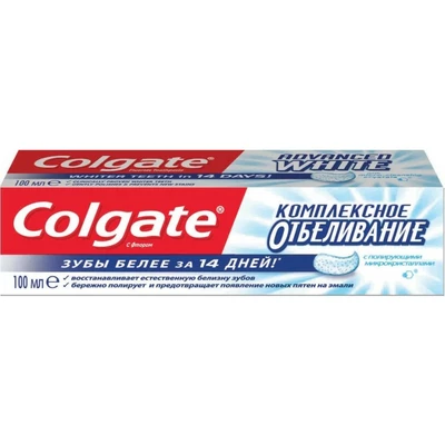 COLGATE Зубная паста Комплексное отбеливание 100мл