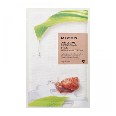 MIZON Тканевая маска для лица с экстрактом улиточного муцина "TIME ESSENCE MASK SNAIL"