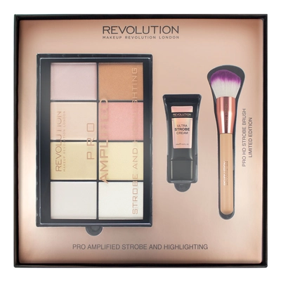 Makeup Revolution "PRO Amplified Strobe & Highlighting" набор для скульптурирования