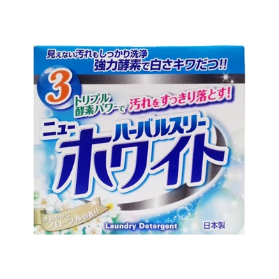 Mitsuei Стиральный порошок с дезодорирующими компонентами, отбеливателем и ферментами "Herbal Three"