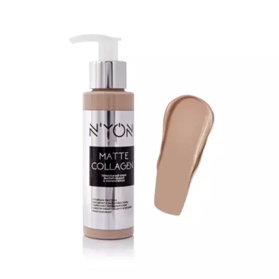 N'YON Тональный крем матирующий с коллагеном "MATTE COLLAGEN"