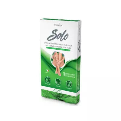 Ital Wax Восковые полоски для тела "SOLO"