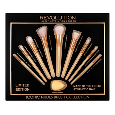 Makeup Revolution "Iconic Nudes Brush Collection" набор кистей