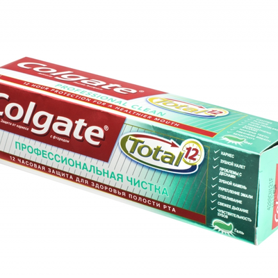 COLGATE Зубная паста Тотал-12 Профессиональня чистка Отбеливающая 100мл