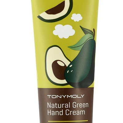 Tony Moly Крем для рук Natural green hand cream Avocado, 30 мл